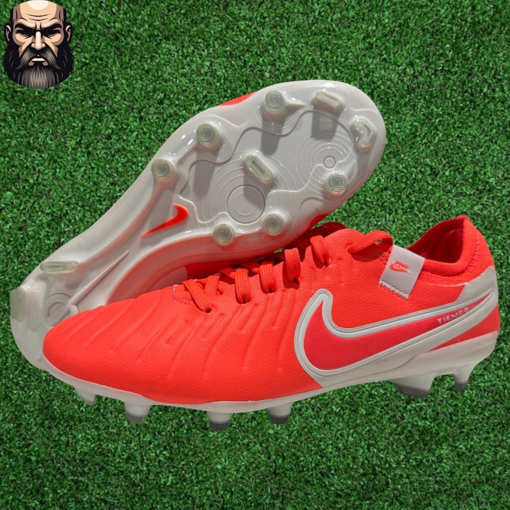 Nike Tiempo Legend 10 Pro FG Mad Energy Pack Cleats DV4333-800 Men's Size 6.5